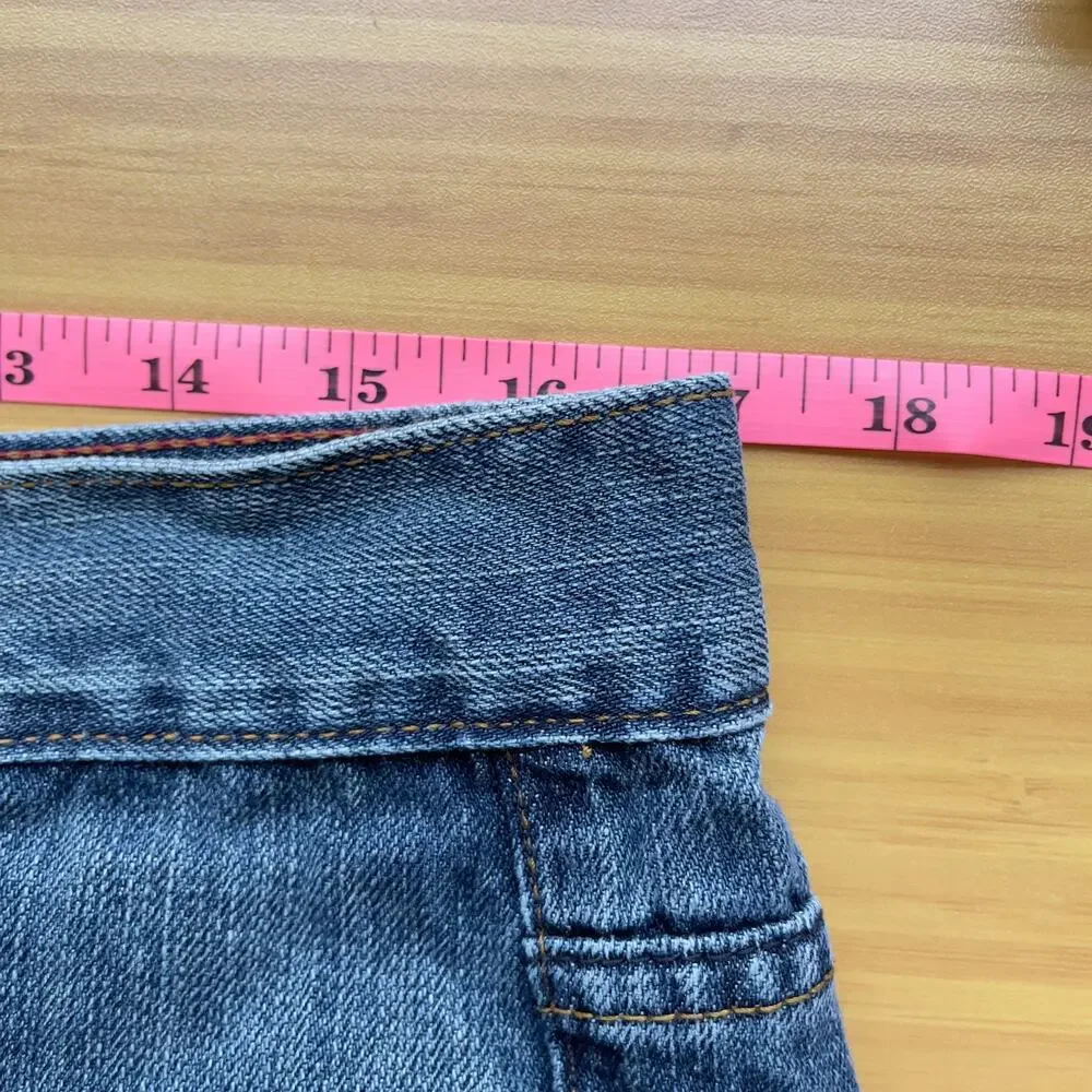 VTG Y2K Von‎ Dutch Originals Greaser Selvedge Blue Straight Jeans Mens 34 x 33